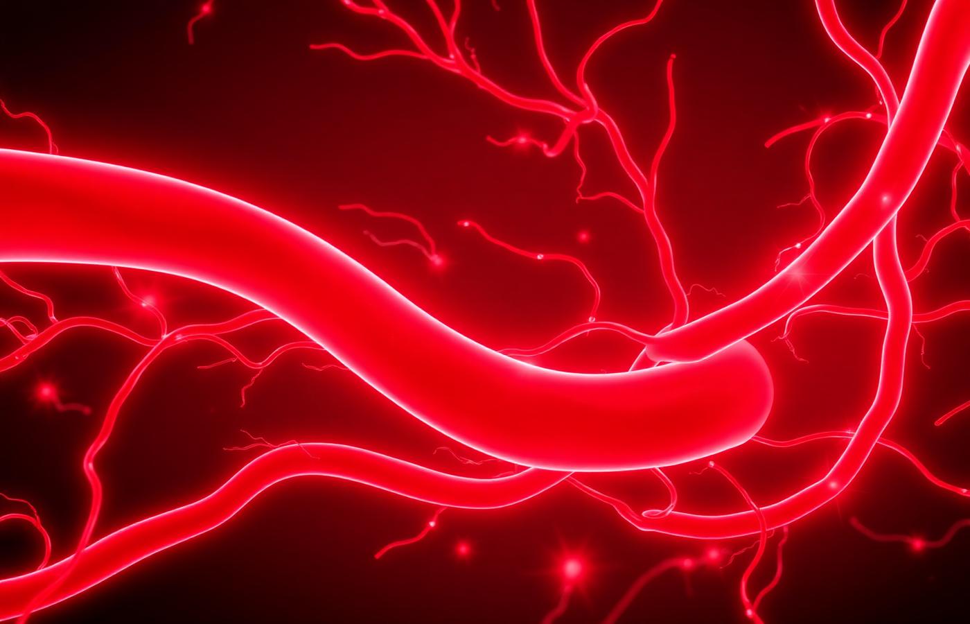 Illustration of healthy blood flow supported by IronWood Male Enhancement Nutritional Supplement